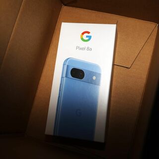 グーグル(Google)のGoogle Pixel8a ピクセル8a新品Bay水色ブルー青simフリー(スマートフォン本体)