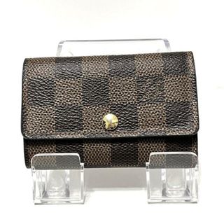 ルイヴィトン(LOUIS VUITTON)のLOUIS VUITTON(ルイヴィトン) キーケース ダミエ ミュルティクレ6 N62630 エベヌ ダミエキャンバス(キーケース)