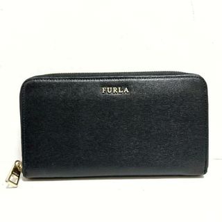 Furla - FURLA(フルラ) 長財布 - 黒 ラウンドファスナー レザー