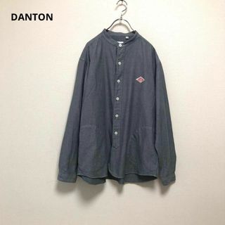 ダントン(DANTON)のDANTON★ダントン★バンドカラーシャツ★長袖シャツ★先染ビエラ起毛★日本製(シャツ)