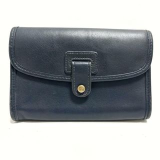 コーチ(COACH)のCOACH(コーチ) 財布 - ダークネイビー 財布・札入れ (その他) レザー(財布)