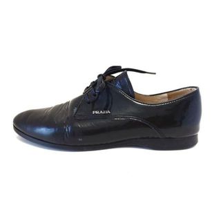 プラダ(PRADA)のPRADA(プラダ) シューズ 36 レディース - 黒 エナメル（レザー）(その他)