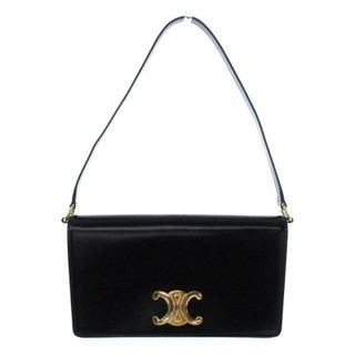 セリーヌ(celine)のCELINE(セリーヌ) ショルダーバッグ レディース トラペーズ トリオンフ 199283BF4.38NO 黒 ストラップ着脱可  シャイニーカーフスキン(ショルダーバッグ)