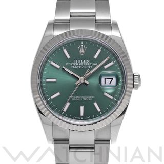 ロレックス(ROLEX)の中古 ロレックス ROLEX 126234 ランダムシリアル ミントグリーン メンズ 腕時計(腕時計(アナログ))