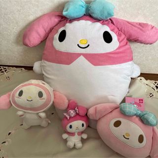 マイメロディ - マイメロ　超BIG ぬいぐるみ　他　マイメロディ　ぬいぐるみ　4点