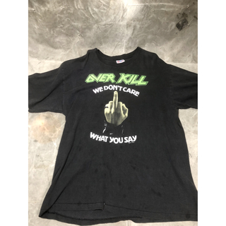 90'S ヴィンテージ  OVER KILL 1992(Tシャツ/カットソー(半袖/袖なし))