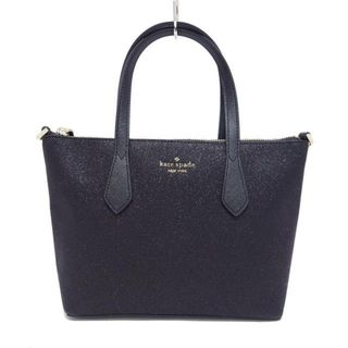 ケイトスペードニューヨーク(kate spade new york)のKate spade(ケイトスペード) ハンドバッグ美品  - WKRU6281 黒 グリッター×レザー(ハンドバッグ)