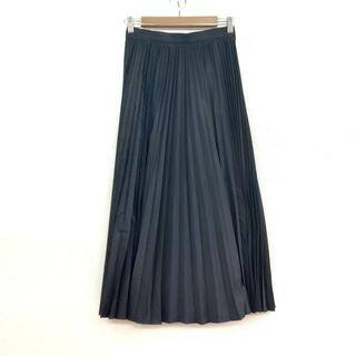 ENFOLD(エンフォルド) ロングスカート サイズ36 S レディース美品  - ダークネイビー プリーツ