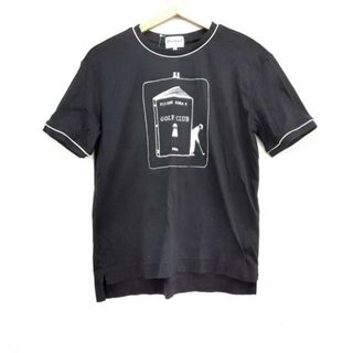 PICONE(ピッコーネ) 半袖Tシャツ サイズ1 S レディース - 黒×白 クルーネック(Tシャツ(半袖/袖なし))