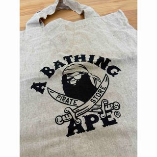 アベイシングエイプ(A BATHING APE)の〜未使用〜 A BATHING APE エイプ トートバッグ　ショッピングバッグ(エコバッグ)