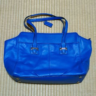 コーチ(COACH)のコーチ　COACH　トートバッグ　本革　青　ブルー(トートバッグ)