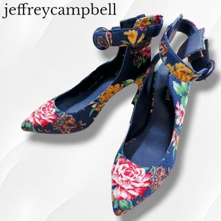 JEFFREY CAMPBELL - 【送料無料】ジェフリーキャンベル　パンプス　バックストラップ　リゾート24.5