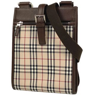 BURBERRY - バーバリー チェック柄 ショルダーバッグ レディース 【中古】