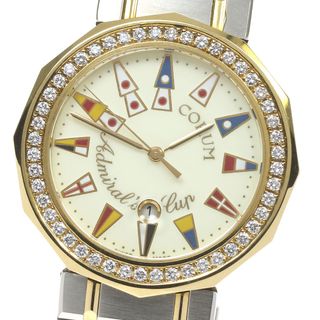 CORUM - コルム CORUM 39.812.28 V-52 アドミラルズカップ ダイヤベゼル クォーツ メンズ 箱付き_819415