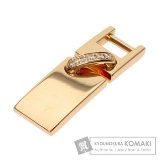 CHAUMET - Chaumet リアン クロスステッチ ダイヤモンド コード付き ペンダントトップ K18PG レディース