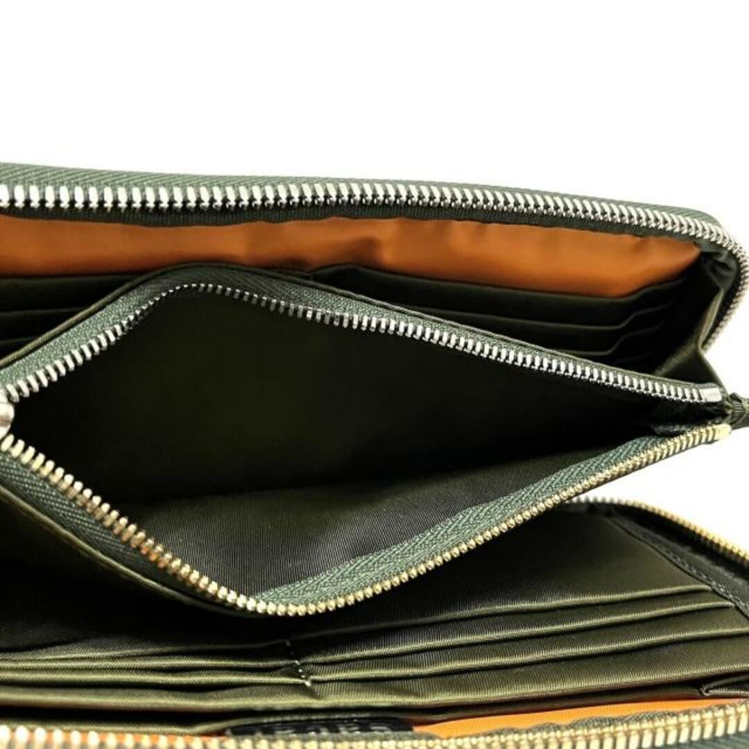Sacai(サカイ) 長財布美品 ダークグリーン ラウンド ナイロン Sacai(サカイ) 長財布美品 ダークグリーン ラウンド ナイロン