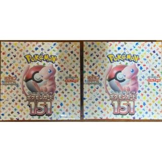 ポケモン - ポケモンカード151 2box シュリンク付き新品未開封