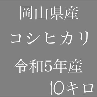 岡山県産　コシヒカリ　令和5年産　5キロ×2（10キロ）(米/穀物)