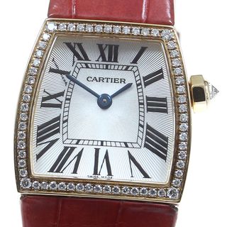 カルティエ(Cartier)のカルティエ CARTIER ラドーニャ SM K18YG アフターダイヤベゼル クォーツ レディース _816600(腕時計)