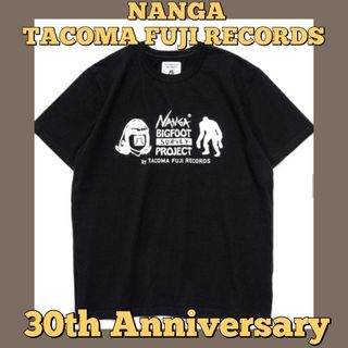 NANGA - 30周年記念 ナンガ タコマフジレコード NANGA Tシャツ 黒 TACOMA