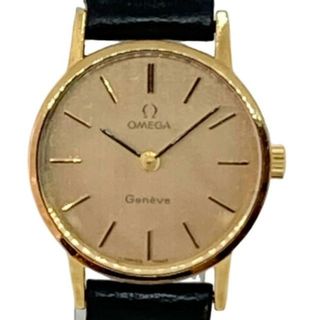 オメガ(OMEGA)のOMEGA(オメガ) 腕時計 Geneve レディース 革ベルト ゴールド(腕時計)