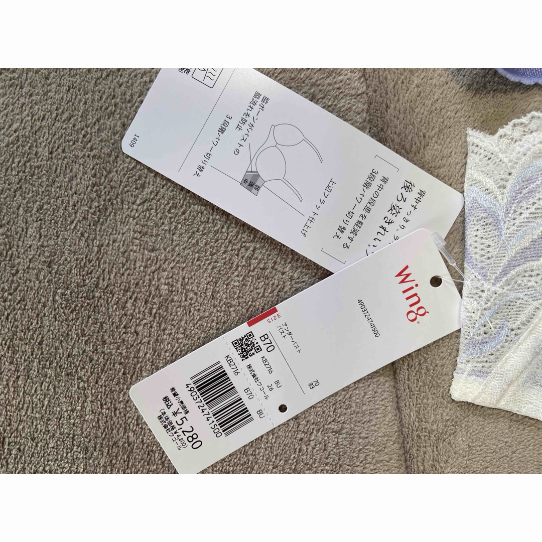 Wing lesiage（WACOAL）(ウイングレシアージュ)の背中の段差すっきり バストの脇流れをブロック【後ろ姿きれいブラ】 レディースの下着/アンダーウェア(ブラ)の商品写真