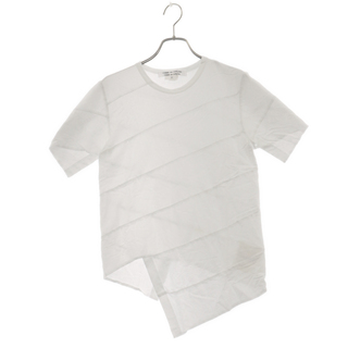 コムデギャルソン(COMME des GARCONS)のCOMME des GARCONS COMME des GARCONS コムデギャルソンコムデギャルソン 変形デザイン半袖Tシャツ ホワイト RE-T002 レディース(Tシャツ(半袖/袖なし))