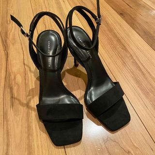 Charles and Keith - 美品 ♡ charles&keith サンダル ミュール 黒 22.5 35