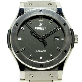 ウブロ(HUBLOT)のHUBLOT(ウブロ) 腕時計 クラシック フュージョン 542.NX.1170.NX メンズ チタニウム/SS/裏スケ 黒(その他)