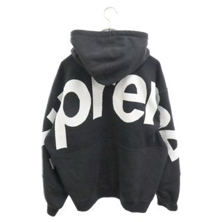 シュプリーム(Supreme)のSUPREME シュプリーム 23AW Big Logo Jacquard Hooded Sweatshirt ビッグロゴジャガードフードスウェットパーカー ブラック(パーカー)