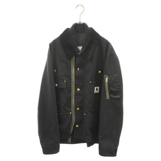 サカイ(sacai)のSacai サカイ ×Carhartt WIP Canvas MA-1 23-03110M ×カーハート キャンバス エムエーワン ジャケット ブラック(フライトジャケット)