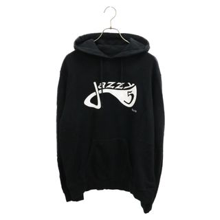 ユニフォームエクスペリメント(uniform experiment)のUNIFORM EXPERIMENT ユニフォームエクスペリメント 23SS × FRAGMENT JAZZY JAY JAZZY 5 SWEAT HOODIE × フラグメント ジャジージェイ ジャジーファイブ プルオーバーパーカー ブラック UE-230001(パーカー)