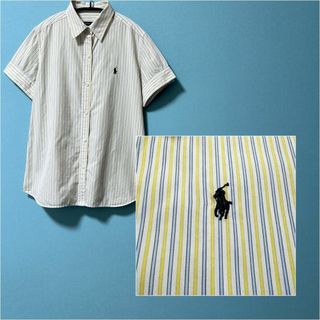 ラルフローレン(Ralph Lauren)の【Ralph Lauren】ラルフローレン 刺繍ロゴ シャツ(シャツ/ブラウス(半袖/袖なし))