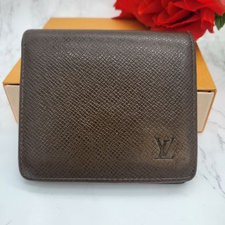 ルイヴィトン(LOUIS VUITTON)の【美品】 ルイヴィトン タイガ 折り財布 財布 M30452(折り財布)