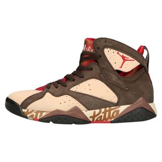 ナイキ(NIKE)のNIKE ナイキ AIR JORDAN7 RETRO PATTA エアジョーダン7 レトロ パタ ハイカットスニーカー ベージュ/ブラウン US10/28cm AT3375-200(スニーカー)