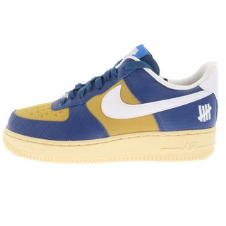 ナイキ(NIKE)のNIKE ナイキ ×UNDEFEATED AIR FORCE 1 LOW SP DM8462-400 アンディフィーテッド エアフォース1 ローカットスニーカー ブルー/イエロー US8.5/26.5cm(スニーカー)