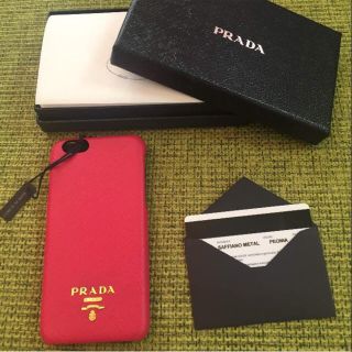 プラダ(PRADA)のプラダ iPhoneケース 6 6s ピンク pink❤️(iPhoneケース)