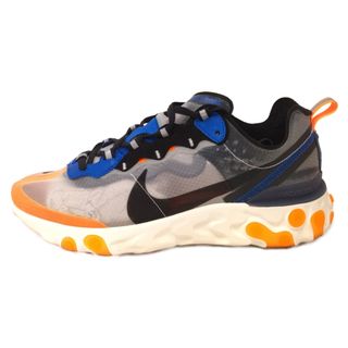 ナイキ(NIKE)のNIKE ナイキ REACT ELEMENT 87 AQ1090-004 リアクト エレメント 87 ローカットスニーカー グレー/ブラック US8.5/26.5cm(スニーカー)