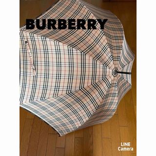 バーバリー(BURBERRY)の❤️美品バーバリーBurberry 長傘ノバチェック(傘)