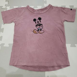 エフオーキッズ(F.O.KIDS)のキッズ 110 Tシャツ 半袖 エフオーキッズ 綿100% ミッキー パープル(Tシャツ/カットソー)