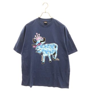 ステューシー(STUSSY)のSTUSSY ステューシー 00S MADSTEEZ Tee マッドスティーズ プリント半袖Tシャツ ネイビー(Tシャツ/カットソー(半袖/袖なし))