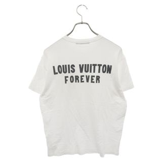 LOUIS VUITTON ルイヴィトン 18AW Logo Pocket Tee アップサイドダウン ロゴプリントポケット半袖Tシャツ ホワイト RM182M FMB HFY21W