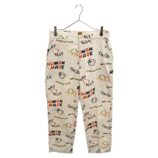 ヒューマンメイド(HUMAN MADE)のHUMAN MADE ヒューマンメイド DRY ALLS DUCK PRINTED CHINO PANTS ダックプリントチノパンツ ホワイト HM25PT006(その他)