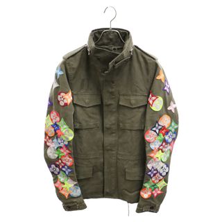 レディメイド(LADY MADE)のREADY MADE レディメイド M-65 Field Jacket モノグラムワッペンフィールドミリタリージャケット カーキ(ミリタリージャケット)