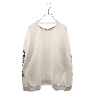 クロムハーツ(Chrome Hearts)のCHROME HEARTS クロムハーツ SWTSHRT PLVR ネックロゴプリントクルーネックスウェットトレーナー XL(スウェット)