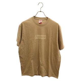 シュプリーム(Supreme)のSUPREME シュプリーム 23SS Tonal Box Logo Teeトーナル ボックスロゴ プリント 半袖カットソー Tシャツ ベージュ(Tシャツ/カットソー(半袖/袖なし))