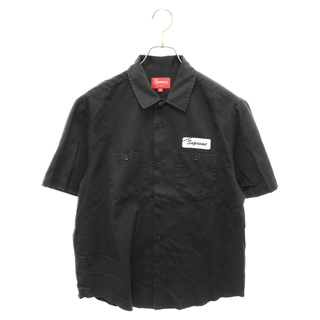 シュプリーム(Supreme)のSUPREME シュプリーム 21SS Dog SS Work Shirt ドッグ バックプリント ワーク 半袖シャツ ブラック(シャツ)
