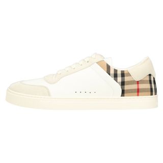 BURBERRY バーバリー Stevie 8069089 スティーブ ノヴァチェック ローカットスニーカー ホワイト