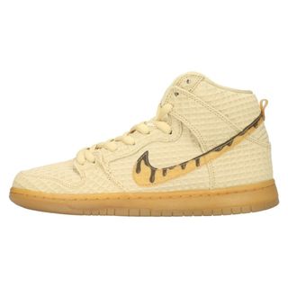 ナイキ(NIKE)のNIKE SB ナイキエスビー SB DUNK HIGH PRM Waffle 313171-722 SB ダンク ハイ プレミアム ワッフル ハイカットスニーカー ブラウン US8.5/26.5cm(スニーカー)