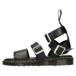 リックオウエンス(Rick Owens)のRick Owens リックオウエンス ×Dr. Martens GRYPHON STRAP RO ドクターマーチン レザーストラップ ハイ サンダル ブラック(サンダル)